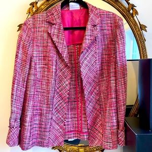 Akris Punto silk tweed jacket